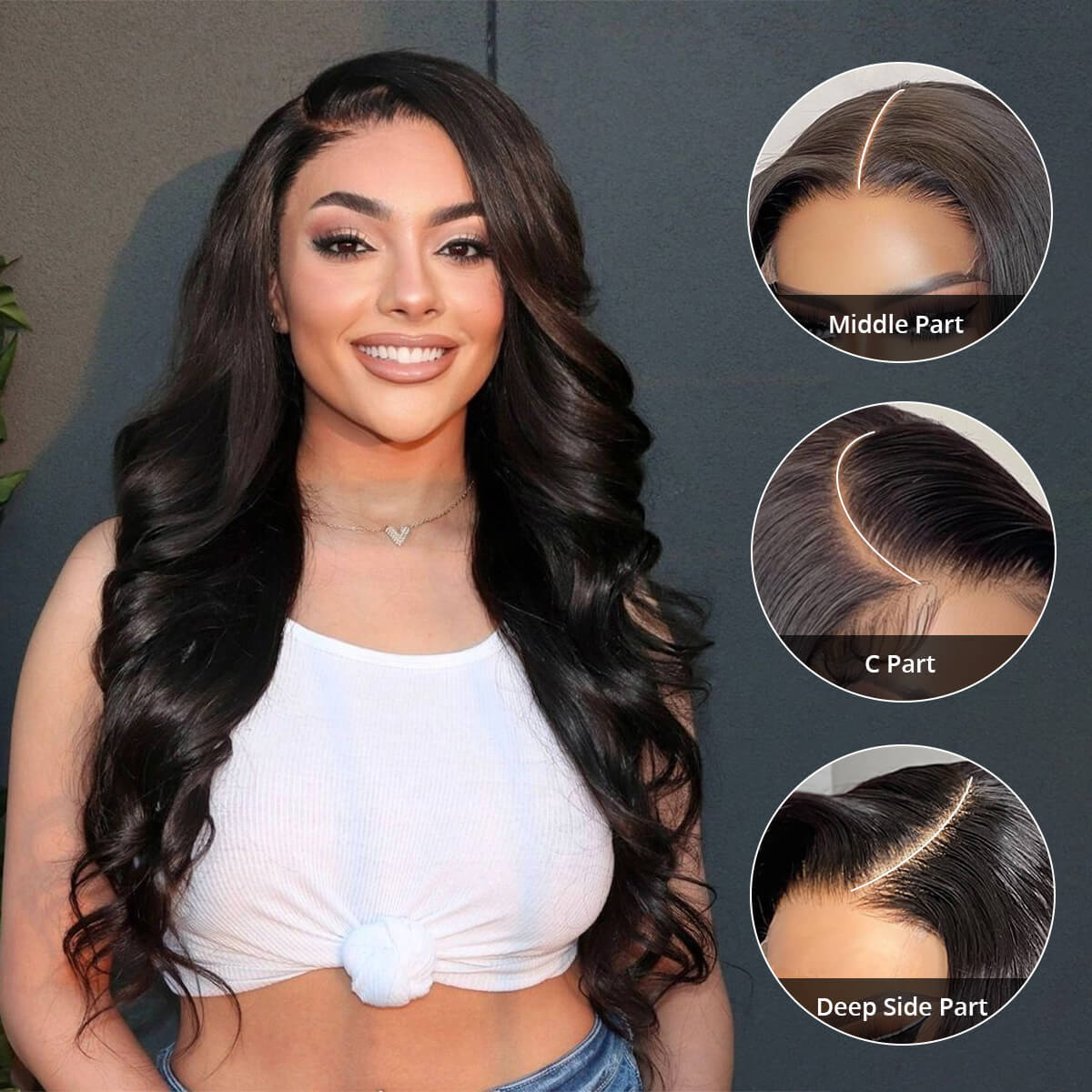 Glueless Ready To Go Pre-Bleached 100% Human Hair Body Wave Wig