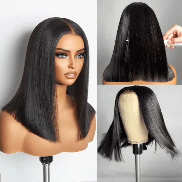 Softlife® Glueless Short Burmese Bob Wig | Pre-Plucked Natural Hairline | 100% Virgin Human Hair