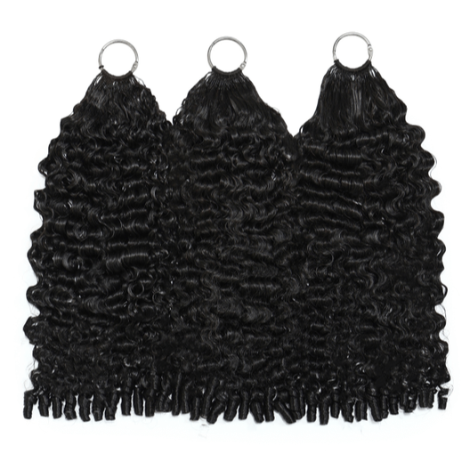 Softlife Burmese Curly Crochet Human Hair – Soft Defined Curls with Finger-Coil End Lightweight · Reusable