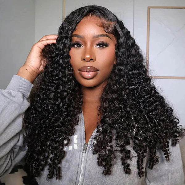 Softlife® Glueless Burmese  Curly Closure Wig | HD Lace Natural Hairline | 100% Virgin Human Hair
