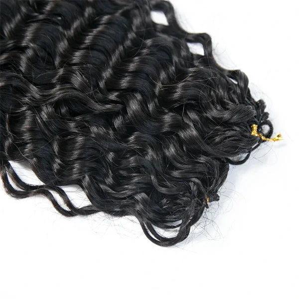 Softlife Burmese Curly Crochet Human Hair – Soft Defined Curls with Finger-Coil End Lightweight · Reusable