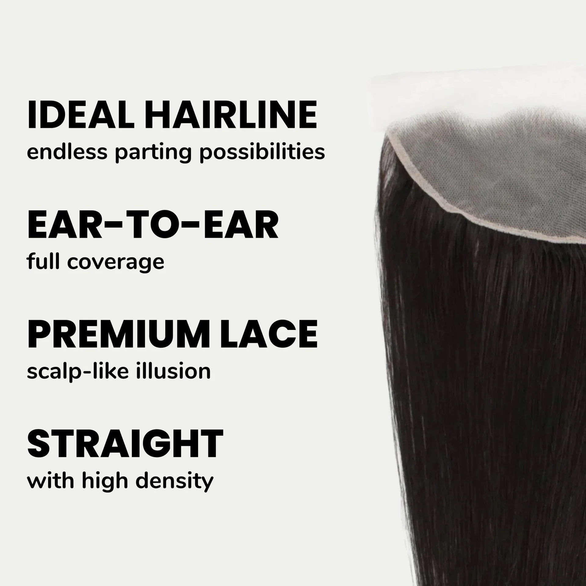 13x4 HD Lace Pre-plucked Human Hair Frontal