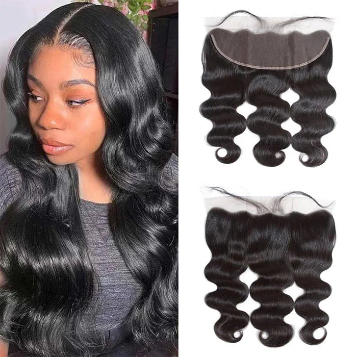 13x4 HD Lace Pre-plucked Human Hair Frontal