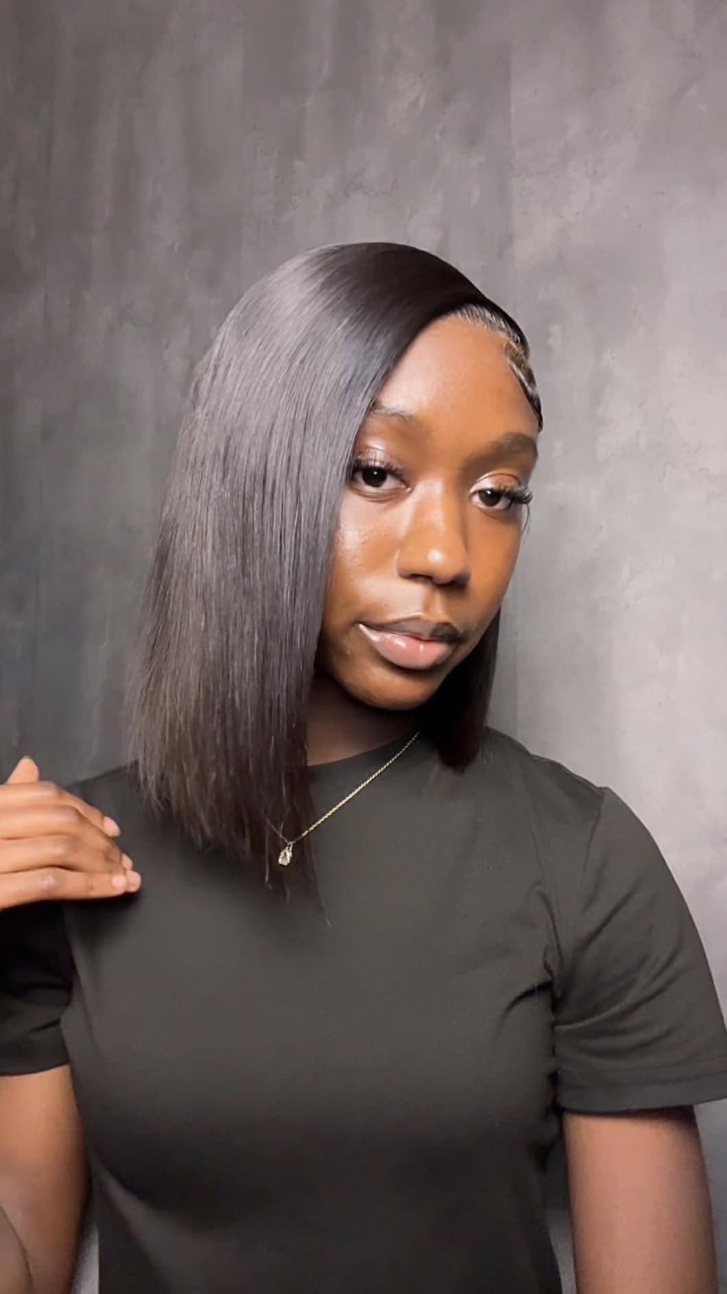 Softlife Hair customer wearing wig review photo from Jasmine R.