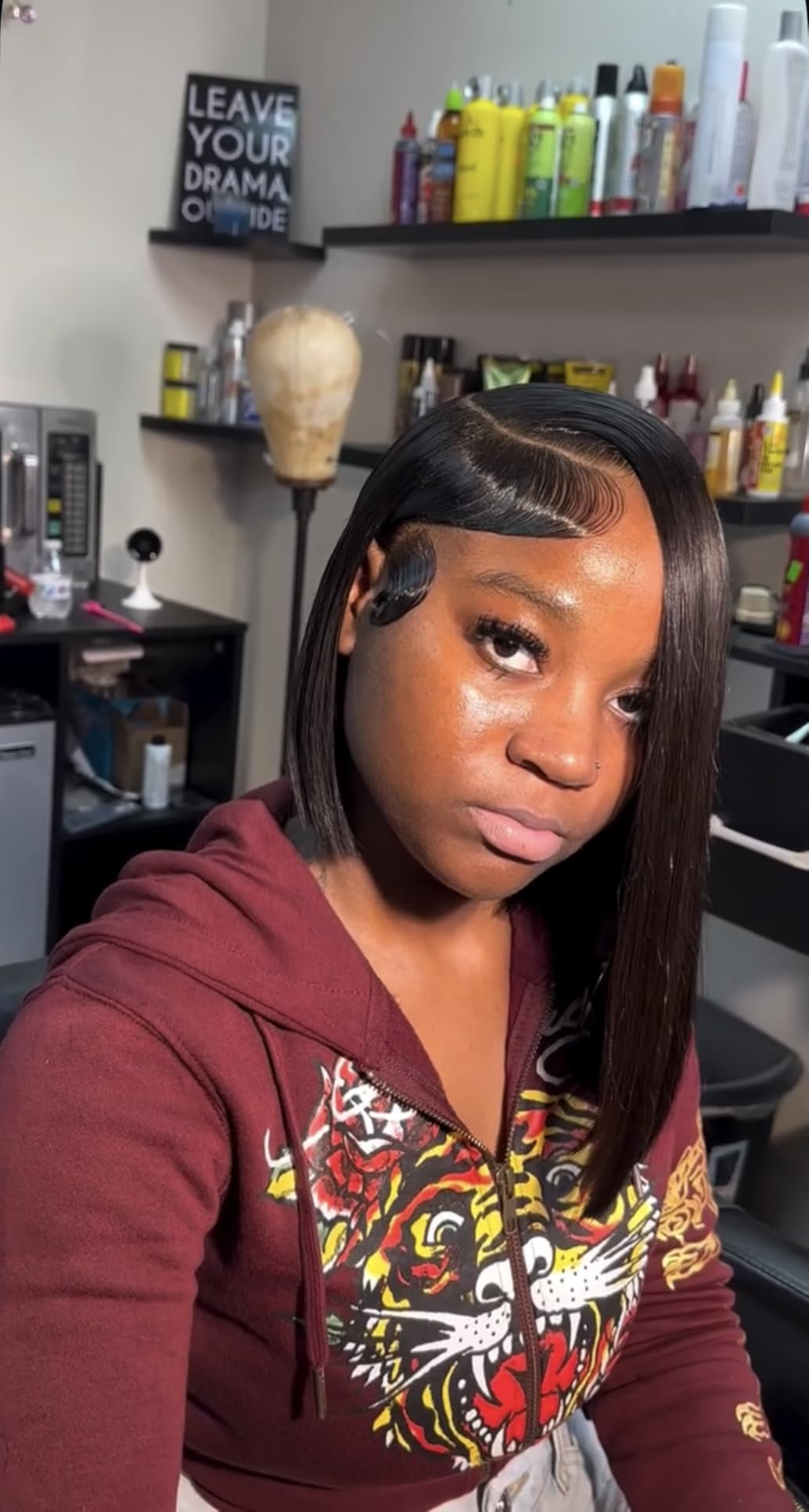 Softlife Hair customer wearing wig review photo from Shanice B.