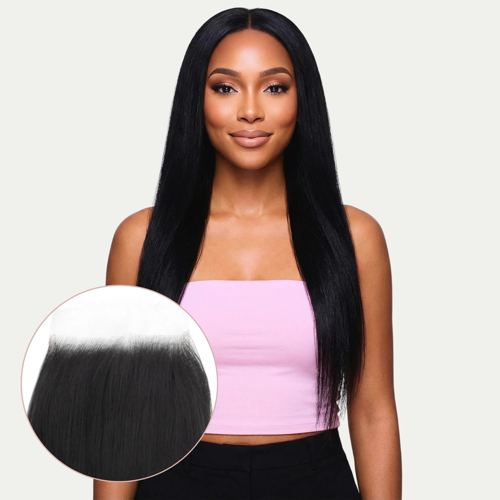 5x5 HD Lace Pre-plucked Human Hair Closure