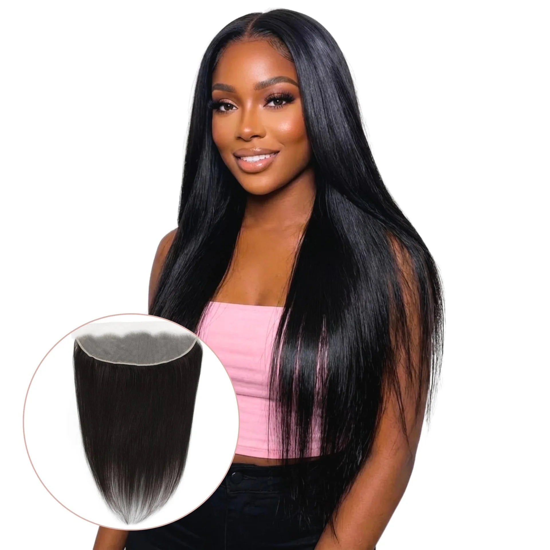 13x4 HD Lace Pre-plucked Human Hair Frontal