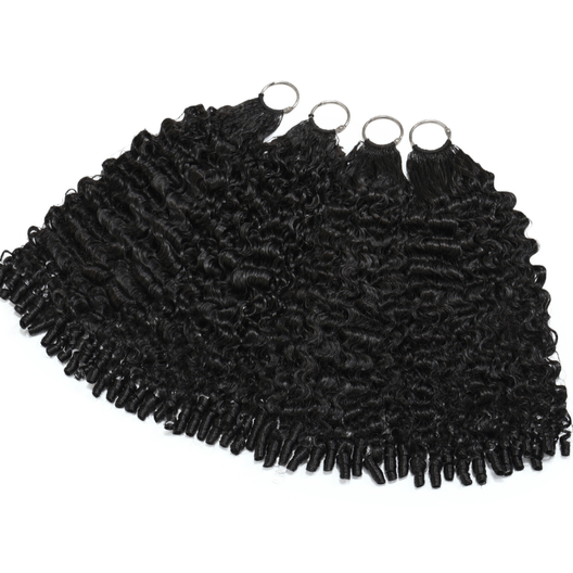 Softlife Burmese Curly Crochet Human Hair – Soft Defined Curls with Finger-Coil End Lightweight · Reusable