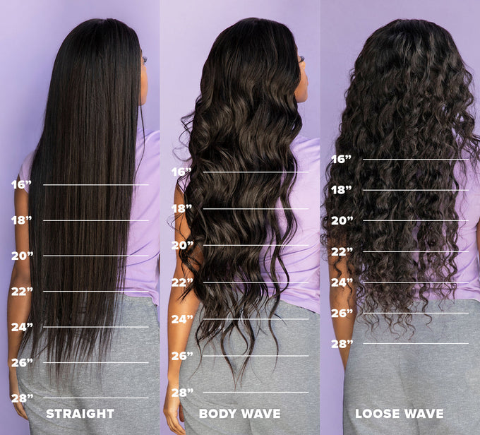 Softlife Hair® 3 Bundle Set 100% Virgin Human Hair Weave Salon Quality • Natural Movement 11A Bundles