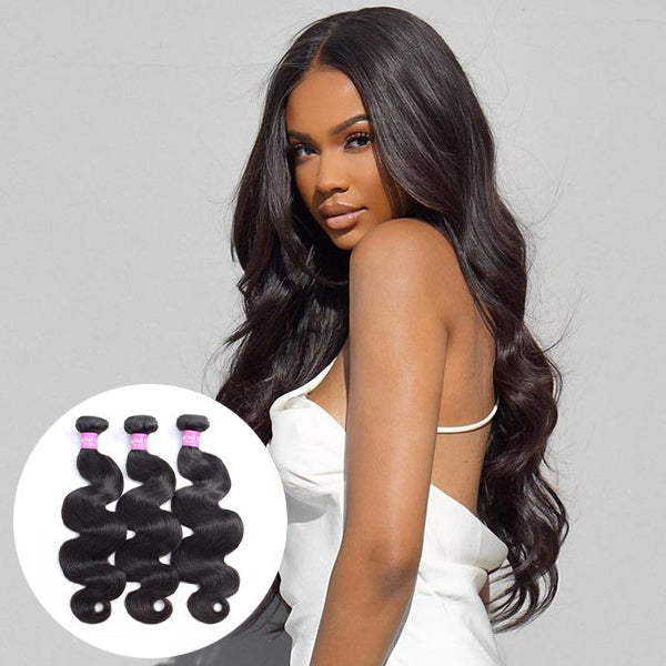 Softlife Hair® 3 Bundle Set 100% Virgin Human Hair Weave Salon Quality • Natural Movement 11A Bundles