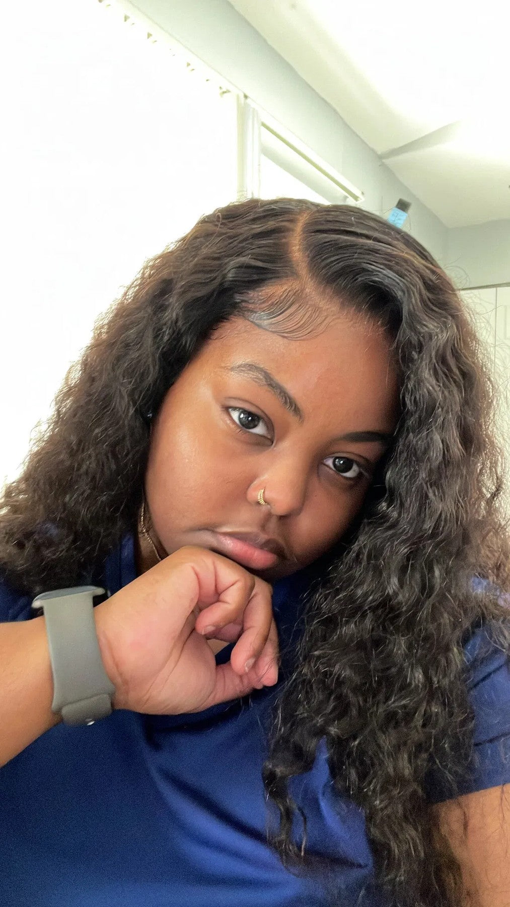 Softlife Hair customer wearing wig review photo from Tiffany Edwards