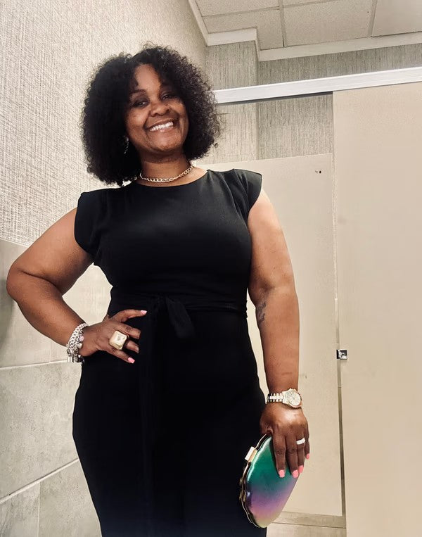 Softlife Hair customer wearing wig review photo from Renee Collins