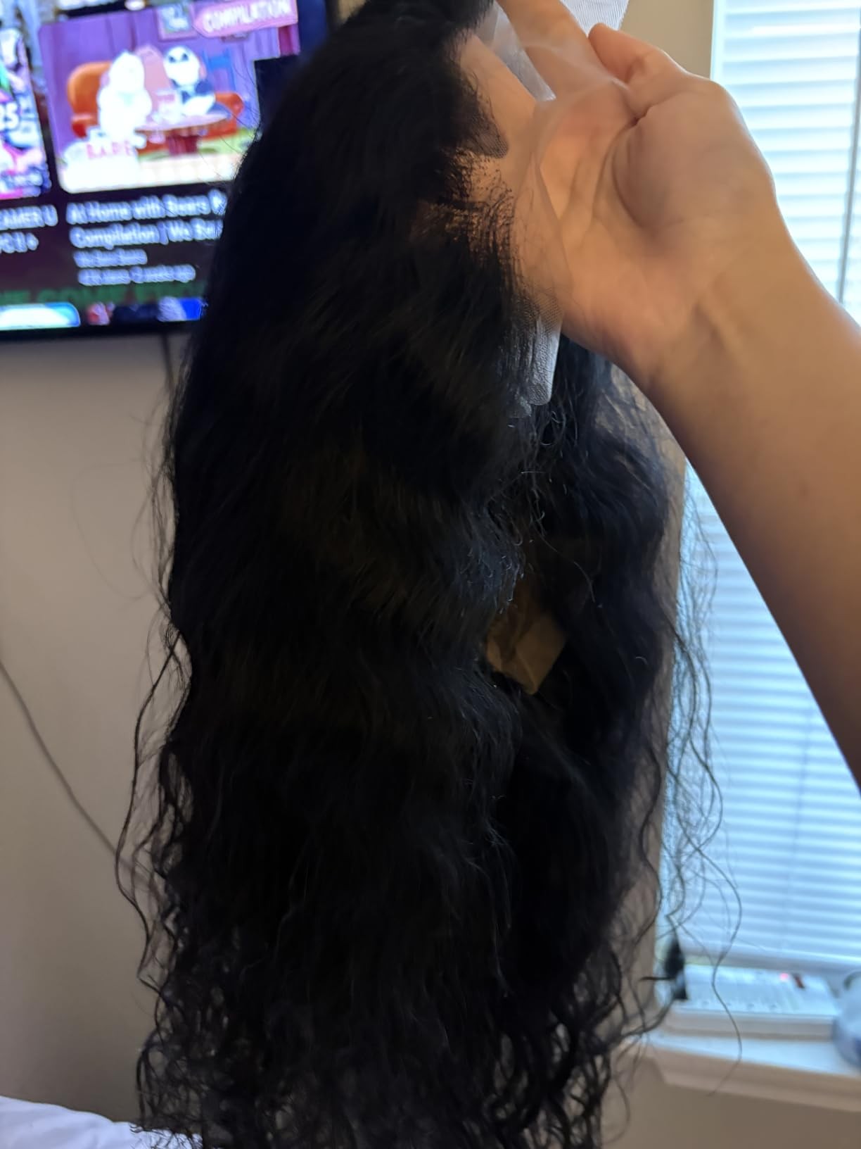 Softlife Hair customer wearing wig review photo from Alisha Turner