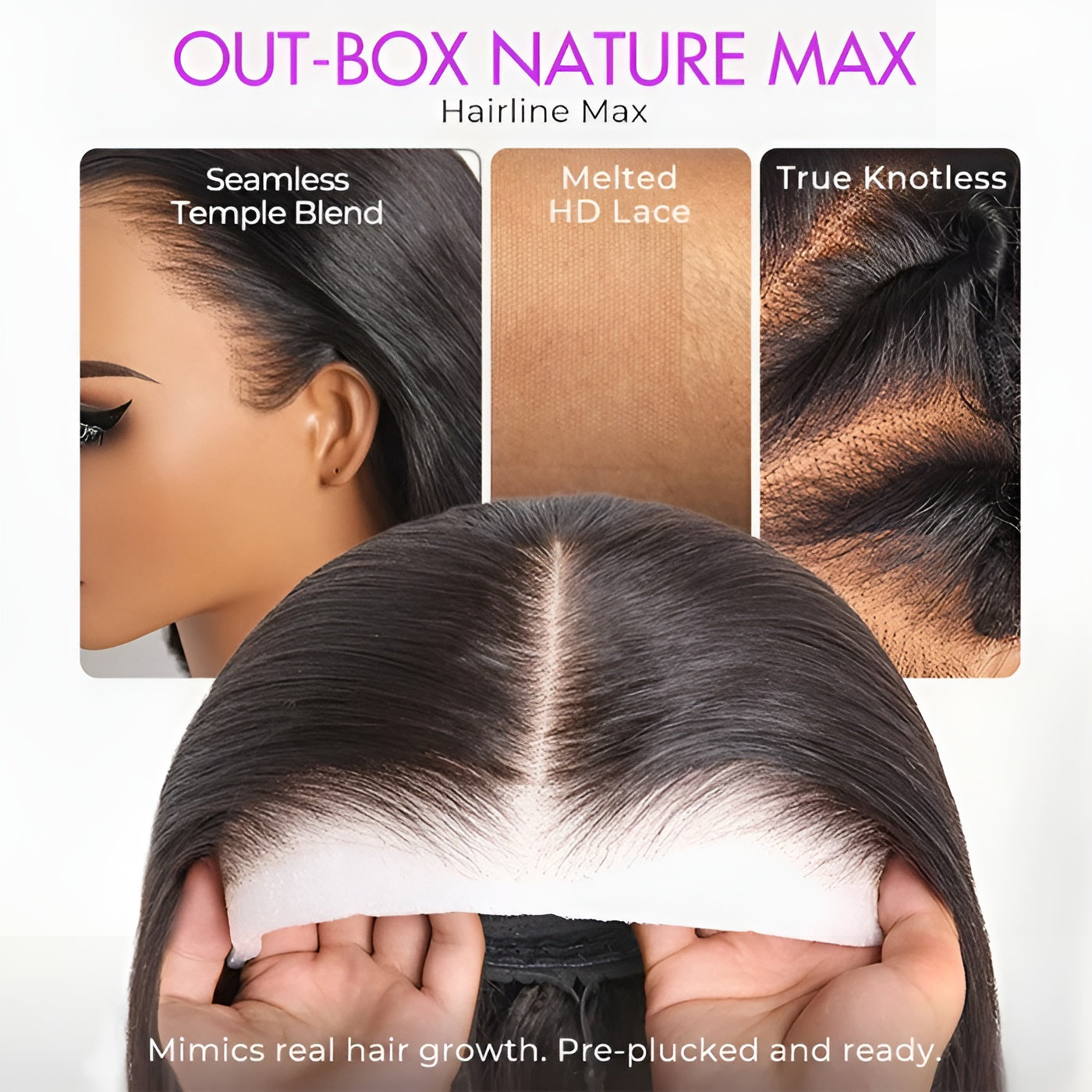 Glueless Ready To Go Pre-Bleached 100% Human Hair Body Wave Wig