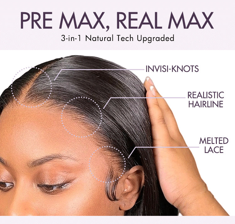Natural-looking hairline and melted lace on the Softlife Bob Wig